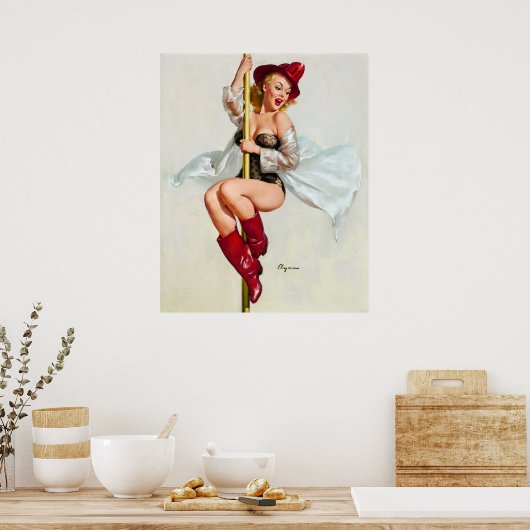 ファイアハウスのピン留め ポスター (キッチン)