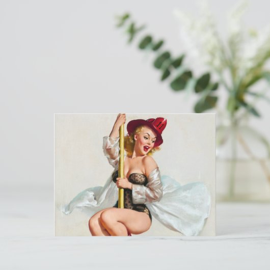 ファイアハウスのピン留め ポストカード (スタンド正面)