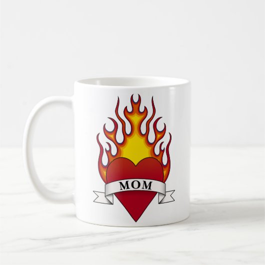 ファイアハートママタトゥー コーヒーマグカップ (左)