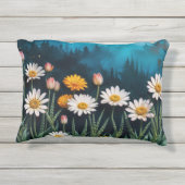 ファイアバタフライ超現実的なアートワークchamomile自然 アウトドアクッション (裏面)