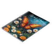 ファイアバタフライ超現実的なアートワークchamomile自然 ノートブック (左側)