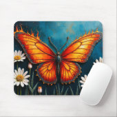 ファイアバタフライ超現実的なアートワークchamomile自然 マウスパッド (マウス)