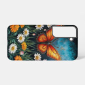 ファイアバタフライ超現実的なアートワークchamomile自然 samsung galaxyケース (裏面横)