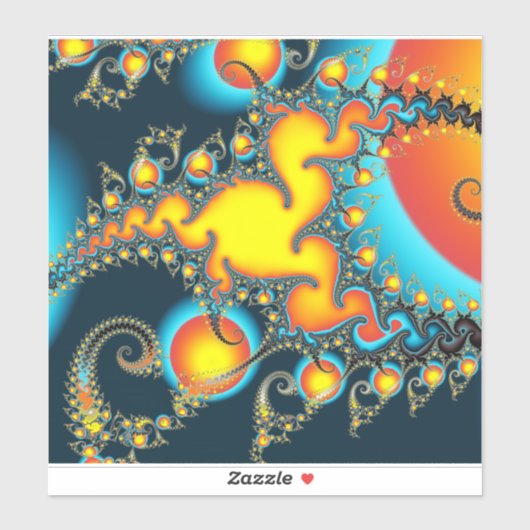 ファイアバーストフラクタル シール (シート)