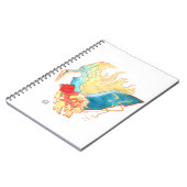 ファイアバードの上昇IphoneケースSE ノートブック (左側)