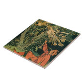 「ファイアバード」アイヴァン・ビリビンのおとぎ話アート タイル (側面)