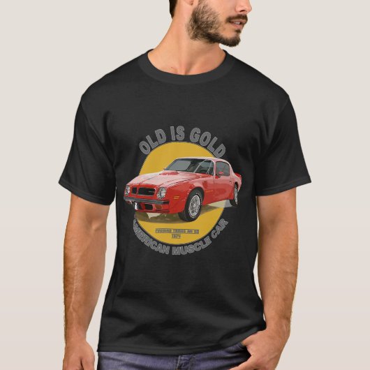 ファイアバードTransAmアメリカンマッスルカー60s 70s T-Shi Tシャツ (正面)