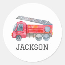 ファイアパーソナライズされたートラック誕生日パーティー