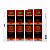 ファイアビールとハロウィーンキャルドン ラベル (フルシート)