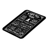 ファイアピットルール – ベージュ マグネット (左側)