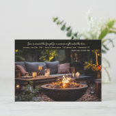 ファイアピット招待状 招待状 (スタンド正面)