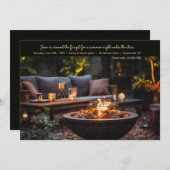 ファイアピット招待状 招待状 (正面/裏面)