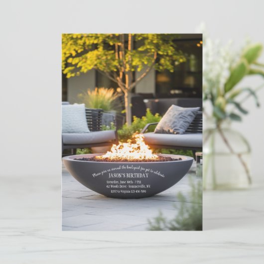 ファイアピット 招待状 (スタンド正面)