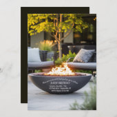 ファイアピット 招待状 (正面/裏面)