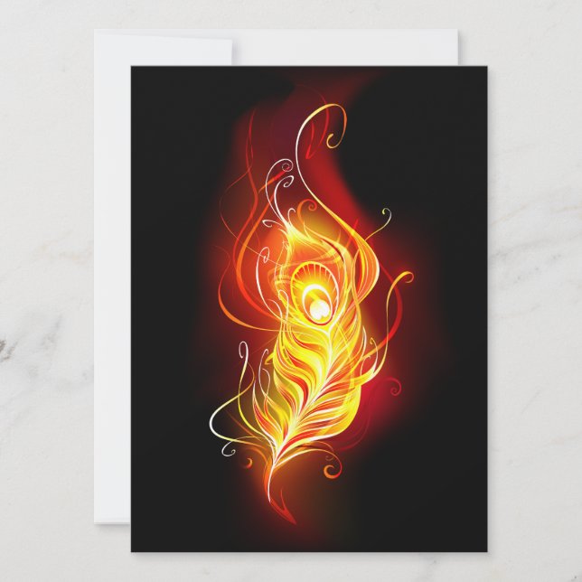 ファイアピーコックの羽根 (正面)