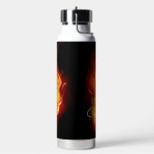 ファイアピーコックの羽根 ウォーターボトル (左面)