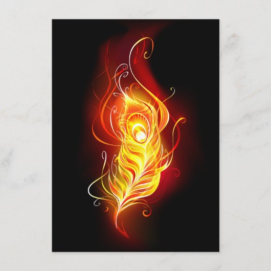 ファイアピーコックの羽根 エンクロージャーカード (正面)