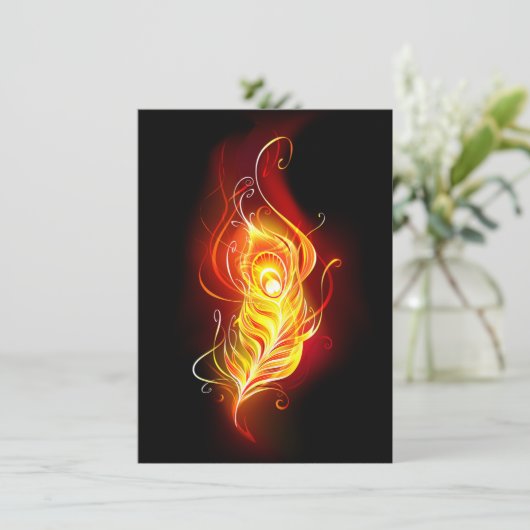 ファイアピーコックの羽根 エンクロージャーカード (スタンド正面)