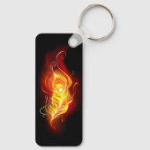 ファイアピーコックの羽根 キーホルダー (裏面)