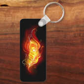 ファイアピーコックの羽根 キーホルダー (裏面)