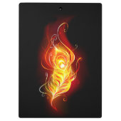 ファイアピーコックの羽根 クリップボード (裏面)