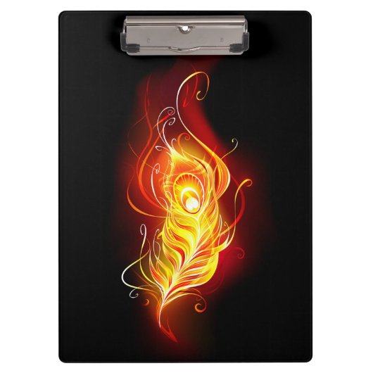 ファイアピーコックの羽根 クリップボード (正面)