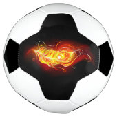ファイアピーコックの羽根 サッカーボール (回転)