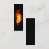 ファイアピーコックの羽根 スキニー名刺 (正面/裏面)