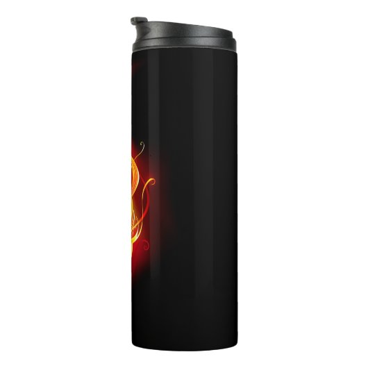 ファイアピーコックの羽根 タンブラー (回転右)