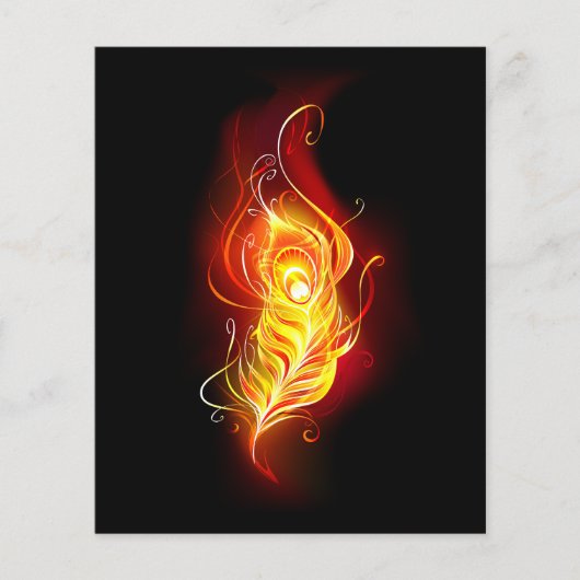 ファイアピーコックの羽根 チラシ (正面)