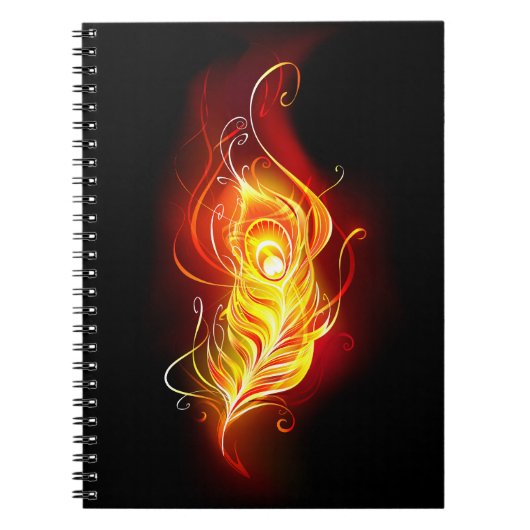 ファイアピーコックの羽根 ノートブック (正面)
