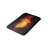 ファイアピーコックの羽根 バスマット (アングル)