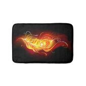 ファイアピーコックの羽根 バスマット (正面)