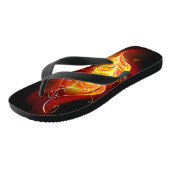 ファイアピーコックの羽根 ビーチサンダル (アングル)