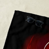 ファイアピーコックの羽根 ビーチタオル (インサイチュ)