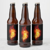 ファイアピーコックの羽根 ビールラベル (ボトル)