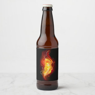 ファイアピーコックの羽根 ビールラベル