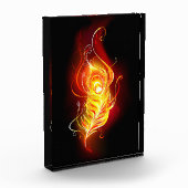 ファイアピーコックの羽根 フォトブロック (左)