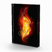 ファイアピーコックの羽根 フォトブロック (右)