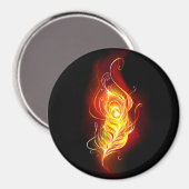 ファイアピーコックの羽根 マグネット (正面/裏面)