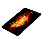 ファイアピーコックの羽根 マグネット (左側)