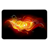 ファイアピーコックの羽根 マグネット (横)