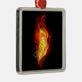 ファイアピーコックの羽根 メタルオーナメント (右)