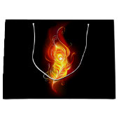 ファイアピーコックの羽根 ラージペーパーバッグ (正面)