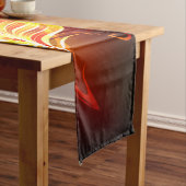 ファイアピーコックの羽根 ロングテーブルランナー (インサイチュ)