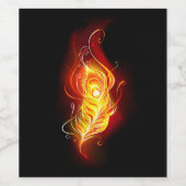 ファイアピーコックの羽根 ワインラベル (シングルラベル)