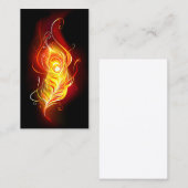 ファイアピーコックの羽根 割引カード (正面/裏面)