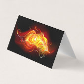 ファイアピーコックの羽根 名刺 (裏面)