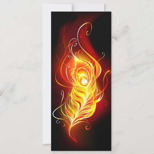 ファイアピーコックの羽根 案内状 (正面)