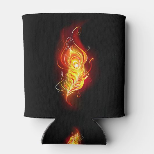 ファイアピーコックの羽根 缶クーラー (裏面)